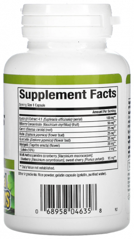 Natural Factors Eye Factors Formula, 90 капсул