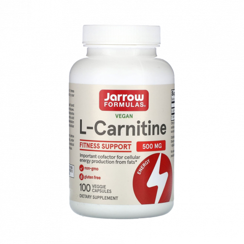 Jarrow Formulas L-Carnitine 500 mg, 100 капсул