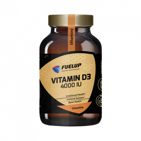 FuelUp Vitamin D3 4000 IU, 120 капсул