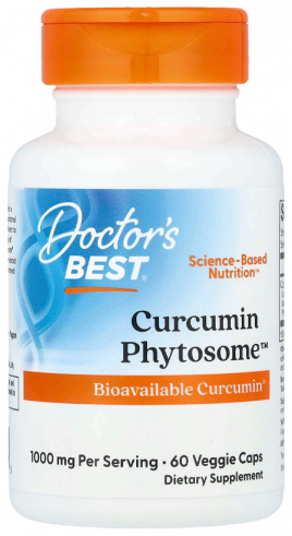 Doctor's Best Curcumin Phytosome, Экстракт Куркумы, 60 капсул