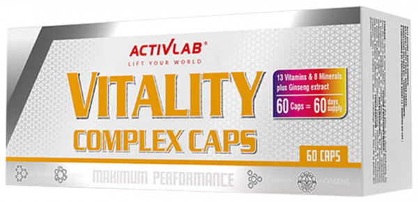ActivLab Vitality Complex, Виталити Комплекс, 60 капсул