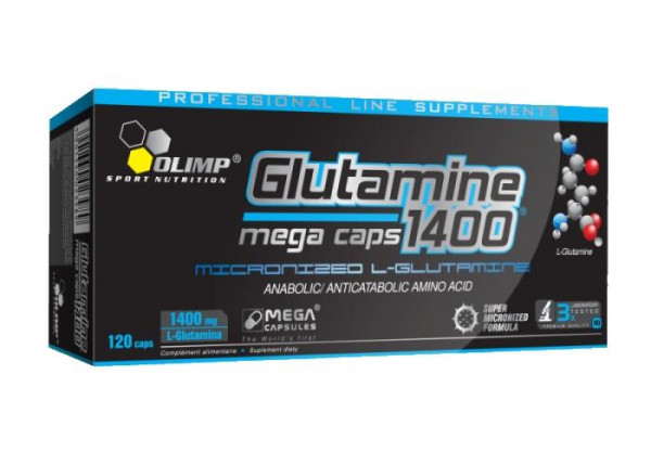 Olimp Sport Nutrition L-Glutamin Mega Caps 1400, 120 капс