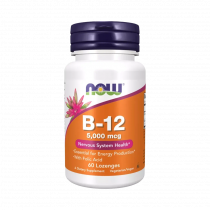NOW В-12, Витамин В-12, 60 таблеток