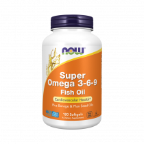 NOW Super Omega-3-6-9 1200 mg, 180 капсул
