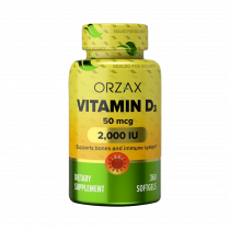 Orzax Vitamin D3 2000 IU, 360 капсул