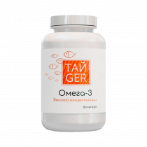 ТАЙGER Omega-3 1620 mg, 60 капсул