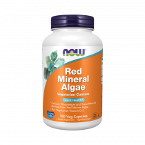 NOW Red Mineral Algae, 180 капсул