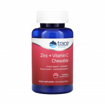 Trace Minerals Zinc + Vitamin C Chewable, 60 таблеток